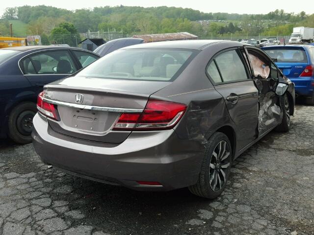 19XFB2F93FE257563 - 2015 HONDA CIVIC EXL 石墨色 照片 4