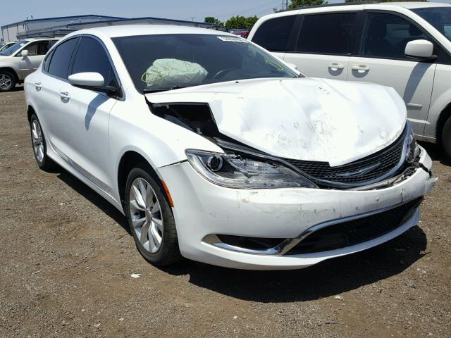 1C3CCCCB4FN548523 - 2015 CHRYSLER 200 C WHITE photo 1