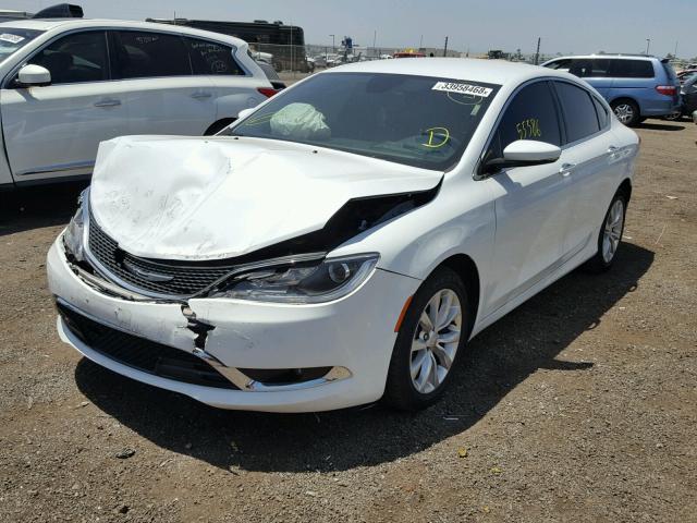 1C3CCCCB4FN548523 - 2015 CHRYSLER 200 C WHITE photo 2