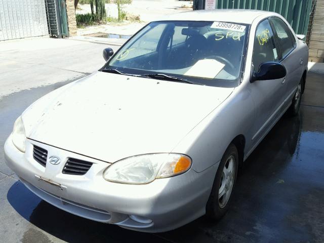 KMHJF25F5XU868182 - 1999 HYUNDAI ELANTRA BA SILVER photo 2