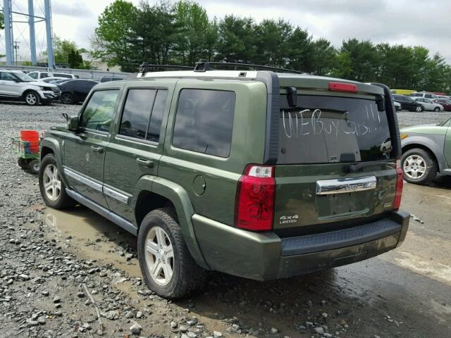 1J8HG58P39C519688 - 2009 JEEP COMMANDER GREEN photo 3