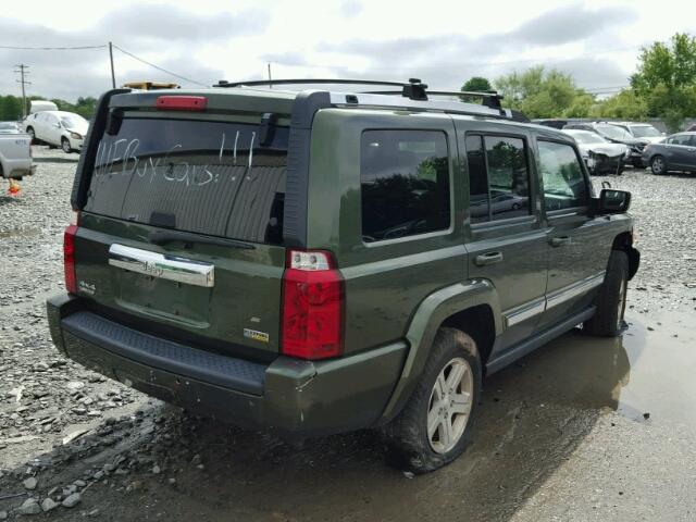 1J8HG58P39C519688 - 2009 JEEP COMMANDER GREEN photo 4