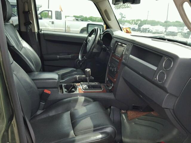 1J8HG58P39C519688 - 2009 JEEP COMMANDER GREEN photo 5
