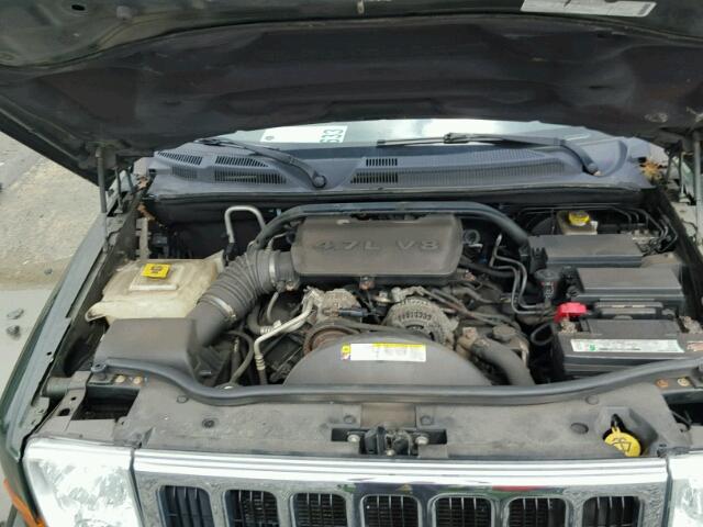 1J8HG58P39C519688 - 2009 JEEP COMMANDER GREEN photo 7