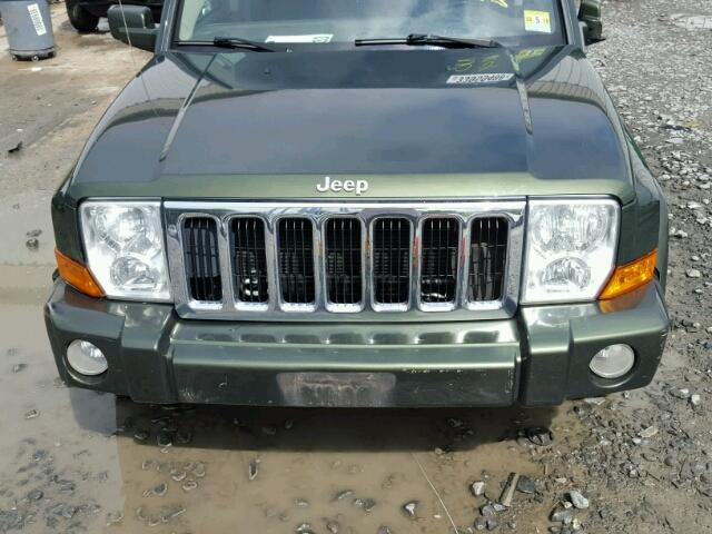 1J8HG58P39C519688 - 2009 JEEP COMMANDER GREEN photo 9
