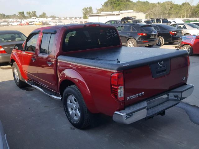 1N6AD0ER4AC424570 - 2010 NISSAN FRONTIER C RED photo 3