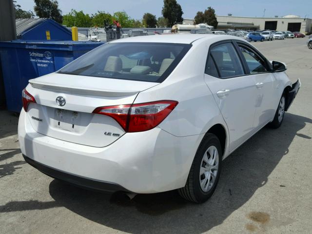 5YFBPRHE6EP061262 - 2014 TOYOTA COROLLA EC 白色 照片 4