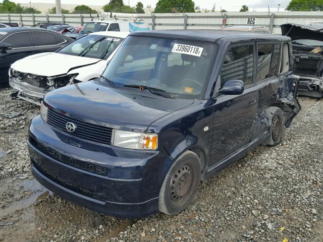 JTLKT324X64099529 - 2006 TOYOTA SCION XB BLUE photo 2