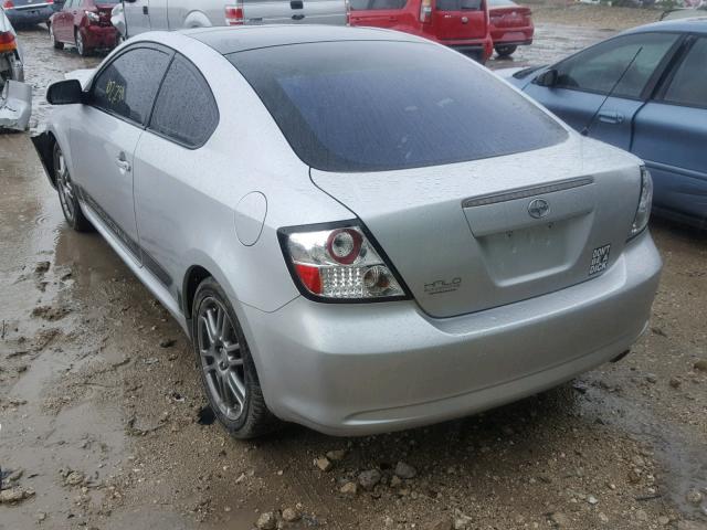 JTKDE177770187543 - 2007 TOYOTA SCION TC 银色 照片 3