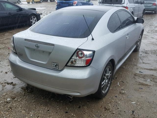 JTKDE177770187543 - 2007 TOYOTA SCION TC 银色 照片 4