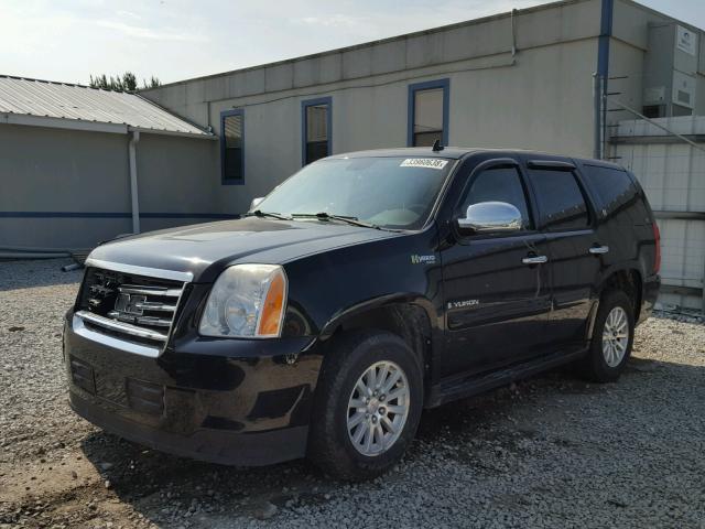 1GKFC13518R206972 - 2008 GMC YUKON HYBR BLACK photo 2