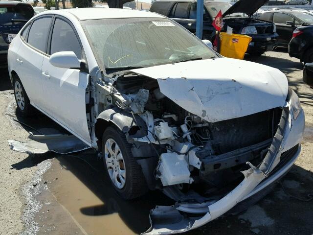 KMHDU46D89U706013 - 2009 HYUNDAI ELANTRA GL WHITE photo 1