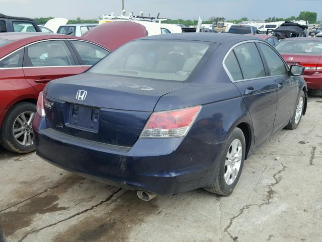 JHMCP26468C036086 - 2008 HONDA ACCORD LXP BLUE photo 4