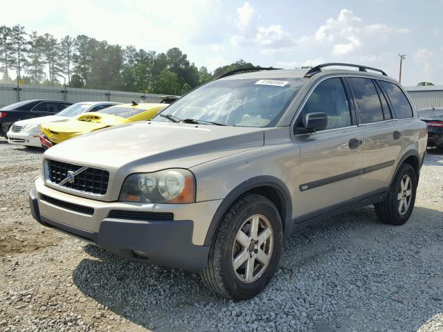 YV1CY59H041074122 - 2004 VOLVO XC90 TAN photo 2