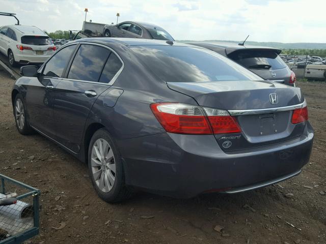 1HGCR2F88DA040162 - 2013 HONDA ACCORD EXL GRAY photo 3