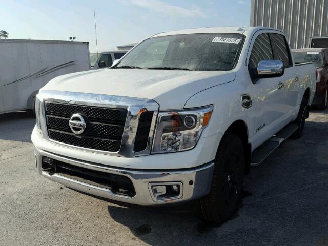 1N6AA1E51HN550217 - 2017 NISSAN TITAN SV WHITE photo 2