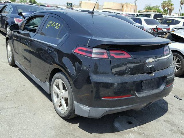 1G1RD6E42BU101197 - 2011 CHEVROLET VOLT BLACK photo 3