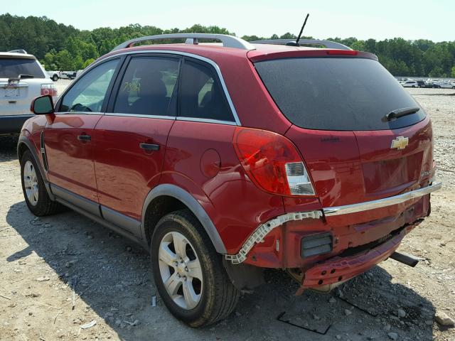 3GNAL2EK2ES564063 - 2014 CHEVROLET CAPTIVA LS BURGUNDY photo 3