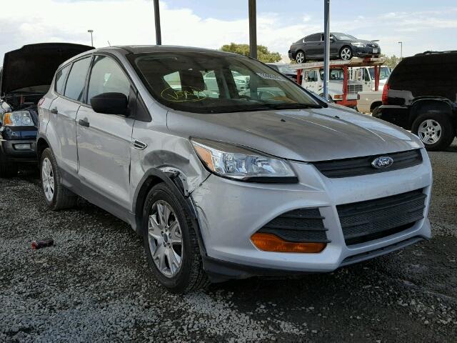 1FMCU0F74EUA70943 - 2014 FORD ESCAPE S SILVER photo 1