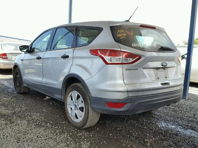 1FMCU0F74EUA70943 - 2014 FORD ESCAPE S SILVER photo 3