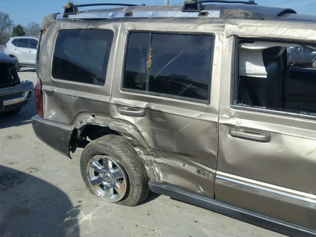 1J8HH58N76C314169 - 2006 JEEP COMMANDER ყავისფერი ფოტო 9