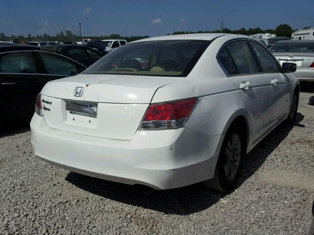 1HGCP26498A075334 - 2008 HONDA ACCORD LXP WHITE photo 4