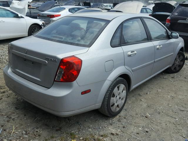 KL5JD56Z38K004433 - 2008 SUZUKI FORENZA BA SILVER photo 4