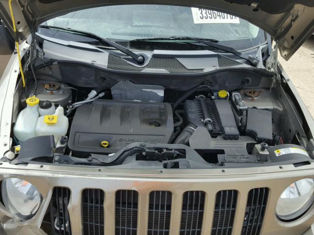 1J8FF28W88D516083 - 2008 JEEP PATRIOT SP TAN photo 7