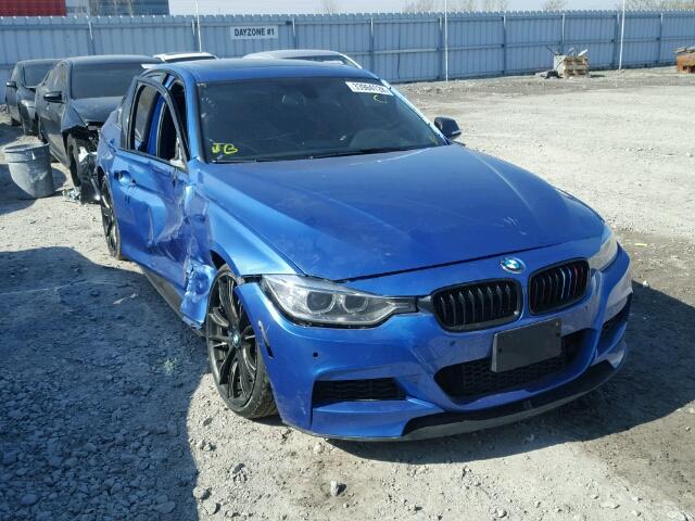 WBA3B9C57FJ466432 - 2015 BMW 335 XI BLUE photo 1