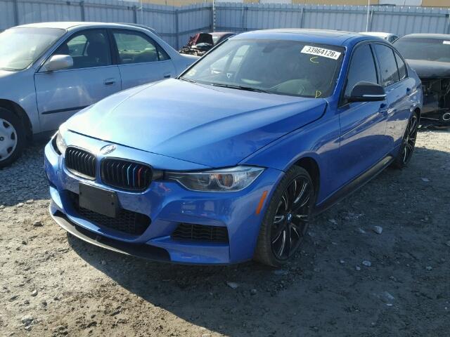 WBA3B9C57FJ466432 - 2015 BMW 335 XI Көк фото 2