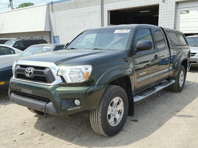 5TFUU4EN4CX031698 - 2012 TOYOTA TACOMA GREEN photo 2