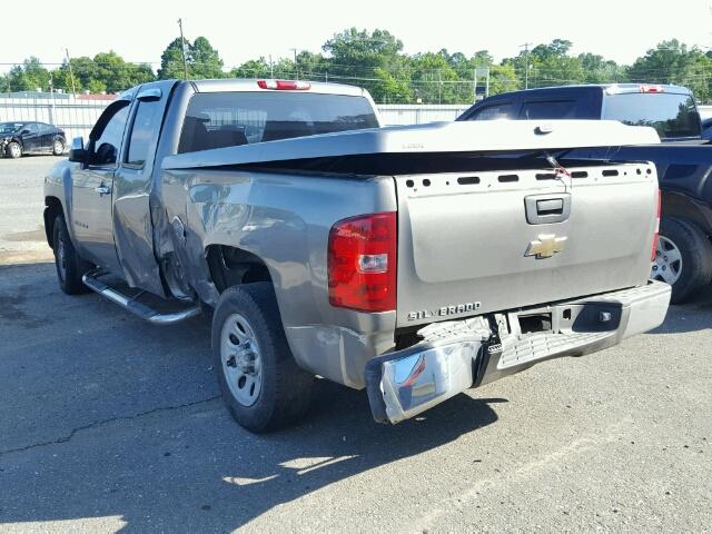 1GCEC19X39Z191960 - 2009 CHEVROLET SILVERADO GRAY photo 3