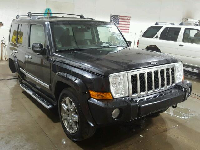 1J8HG68258C235620 - 2008 JEEP COMMANDER BLACK photo 1