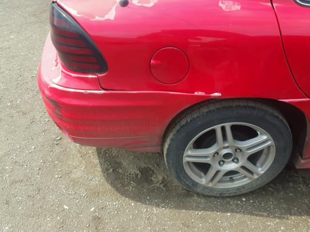 1G2NE52EXXC581145 - 1999 PONTIAC GRAND AM S Qırmızı foto 9