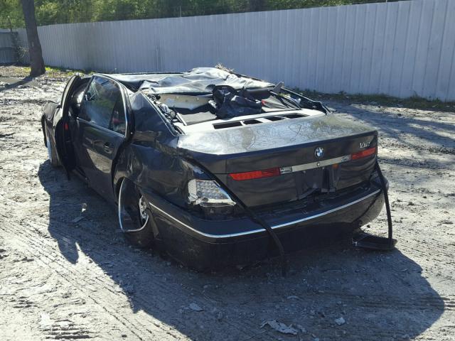 WBAGN83423DK10350 - 2003 BMW 760 LI BLACK photo 3