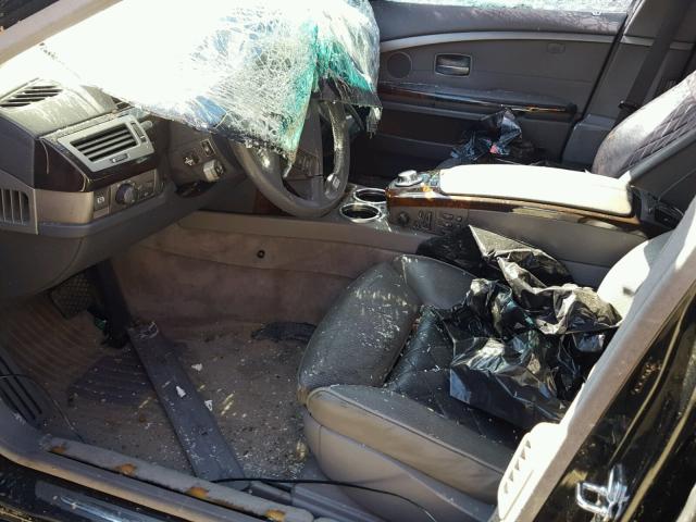 WBAGN83423DK10350 - 2003 BMW 760 LI BLACK photo 5