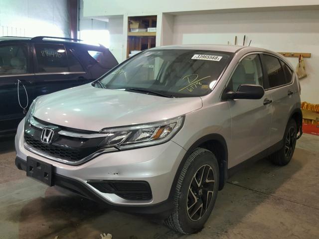 2HKRM4H49GH636178 - 2016 HONDA CR-V SE SILVER photo 2