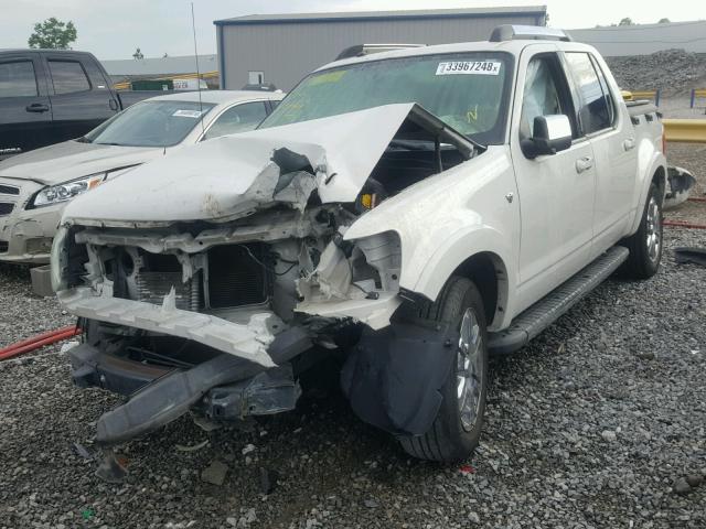 1FMEU33838UA99104 - 2008 FORD EXPLORER S WHITE photo 2