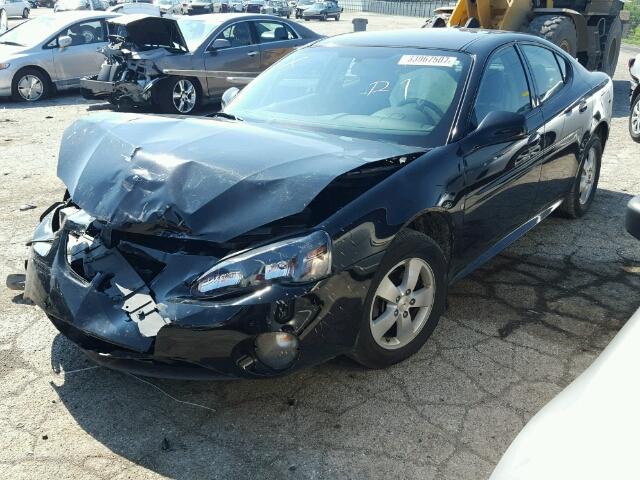2G2WP552481167026 - 2008 PONTIAC GRAND PRIX BLACK photo 2
