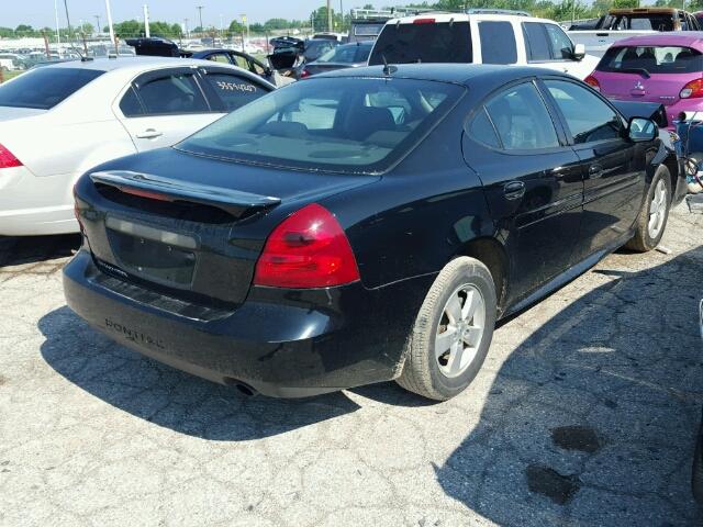 2G2WP552481167026 - 2008 PONTIAC GRAND PRIX BLACK photo 4