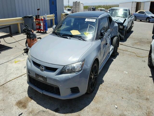 JTKJF5C77C3041424 - 2012 TOYOTA SCION TC SILVER photo 2