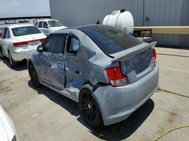 JTKJF5C77C3041424 - 2012 TOYOTA SCION TC 银色 照片 3