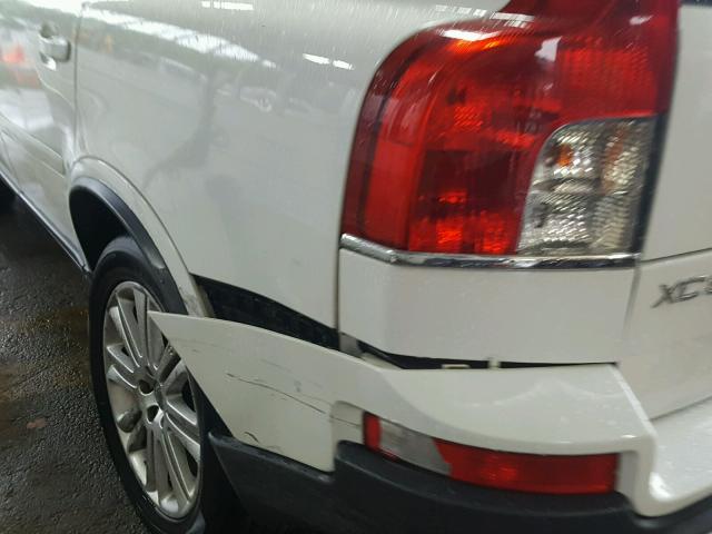 YV4CZ852981441642 - 2008 VOLVO XC90 V8 WHITE photo 9