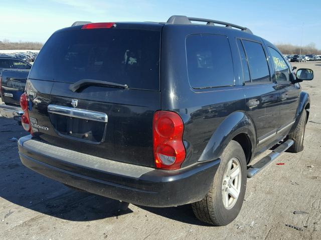 1D4HD58N75F528968 - 2005 DODGE DURANGO LI BLACK photo 4