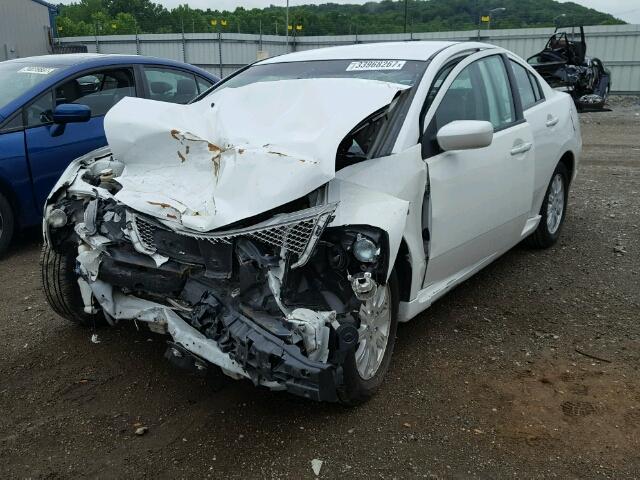 4A32B2FF6AE012214 - 2010 MITSUBISHI GALANT WHITE photo 2