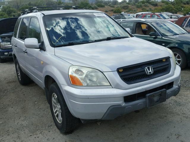 2HKYF18473H536157 - 2003 HONDA PILOT EX SILVER photo 1