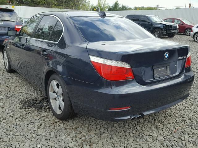 WBANV13518CZ50931 - 2008 BMW 528 XI BLUE photo 3