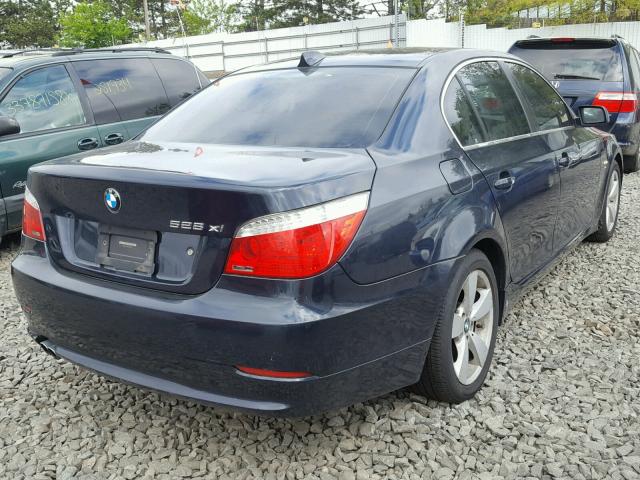 WBANV13518CZ50931 - 2008 BMW 528 XI BLUE photo 4