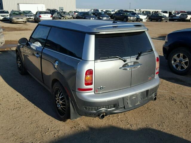 WMWMM33599TP91149 - 2009 MINI COOPER GRAY photo 3