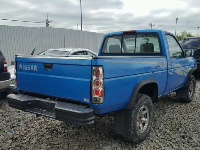 1N6SD11Y6SC476744 - 1995 NISSAN TRUCK XE BLUE photo 4